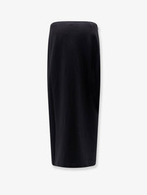 Dries Van Noten Women's Cotton Midi Skirt Black