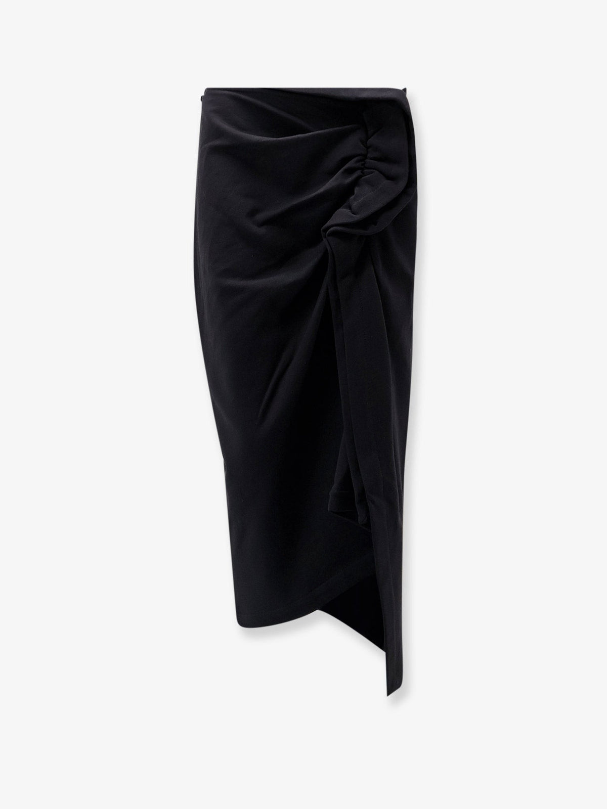 Dries Van Noten Women's Cotton Midi Skirt Black
