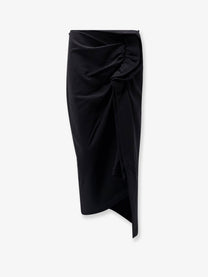 Dries Van Noten Women's Cotton Midi Skirt Black