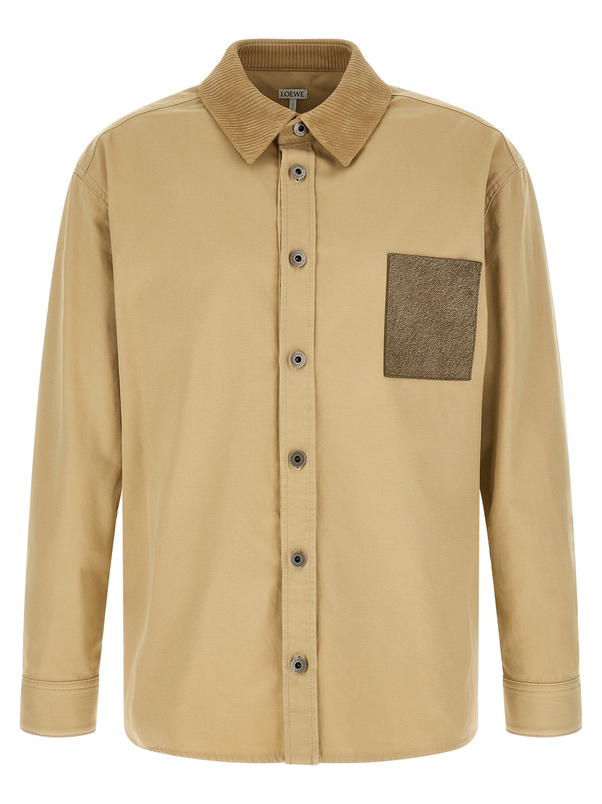 Loewe Cotton Overshirt Beige