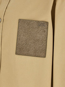 Loewe Cotton Overshirt Beige, view 5
