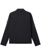 Stone Island Men's Cotton Overshirt Black, view 2