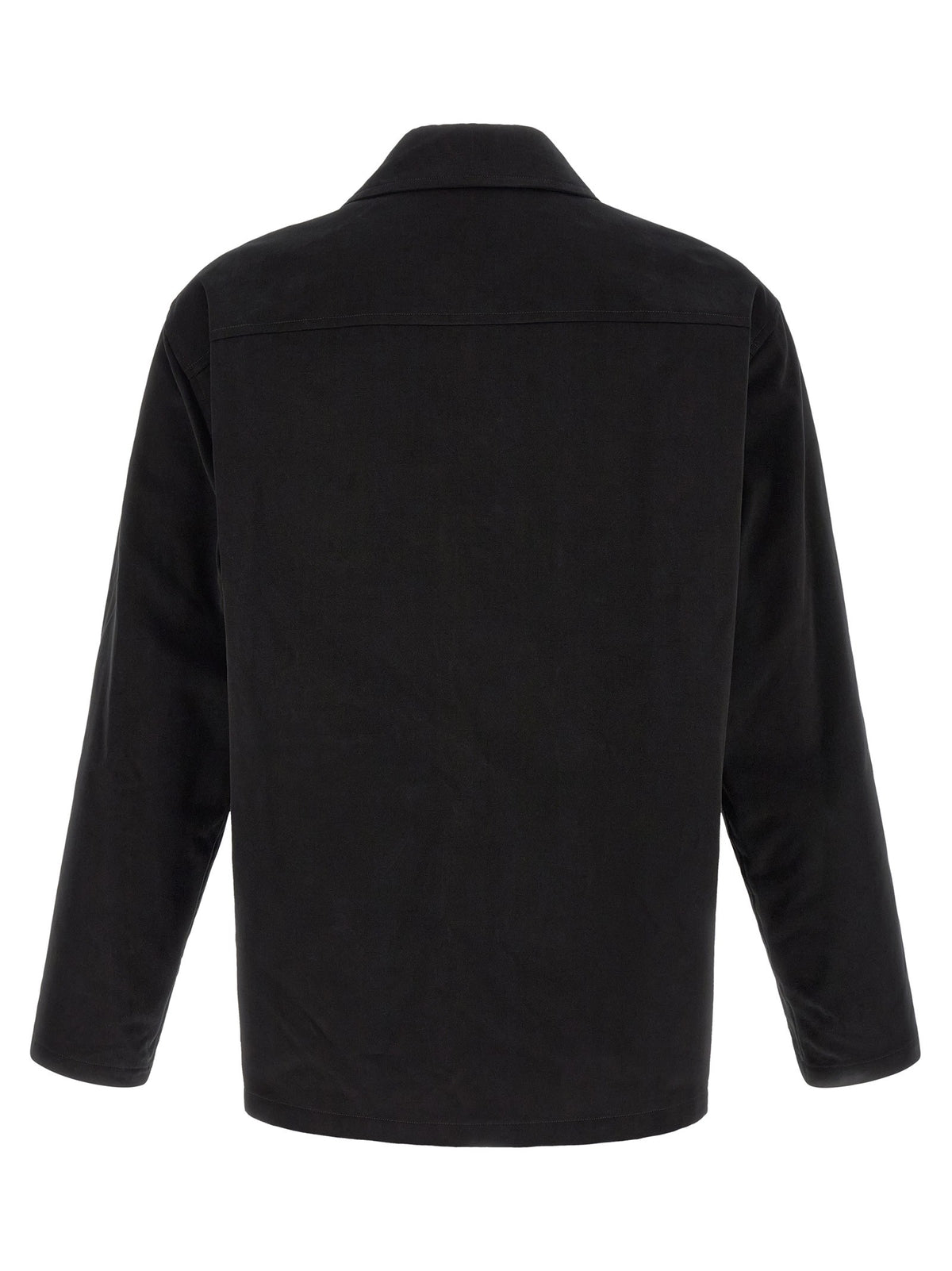 Saint Laurent Cotton Overshirt Black