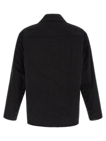 Saint Laurent Cotton Overshirt Black
