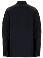 Stone Island Men's Cotton Overshirt Blue, view 2