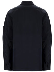 Stone Island Men's Cotton Overshirt Blue