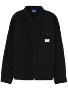 HUGO BOSS Men's Cotton Overshirt Black