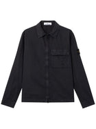 Stone Island Men's Cotton Overshirt Black