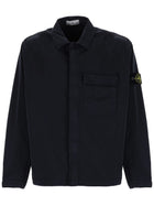 Stone Island Men's Cotton Overshirt Blue