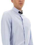 Valentino Men's Cotton Oxford Shirt Blue, view 4