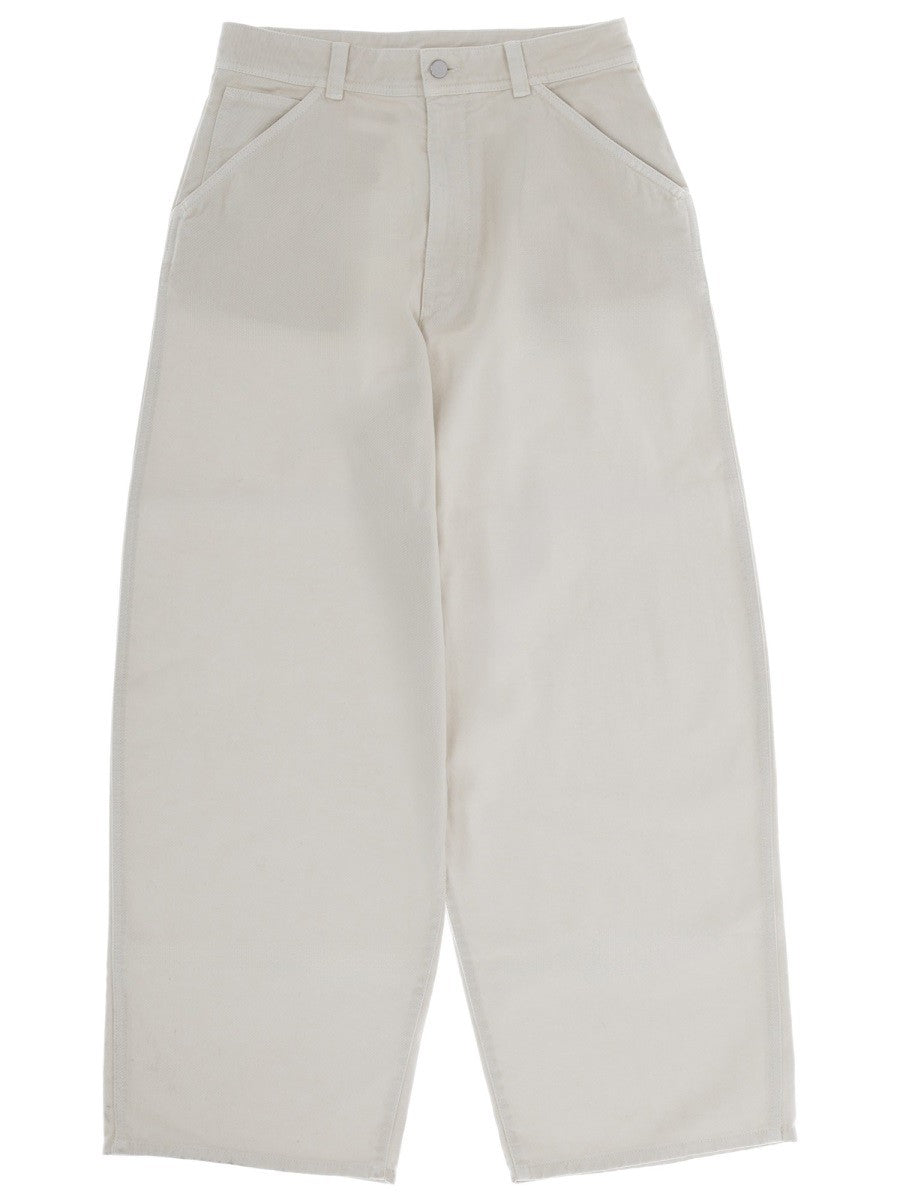 Lemaire Women's Cotton Pants Beige