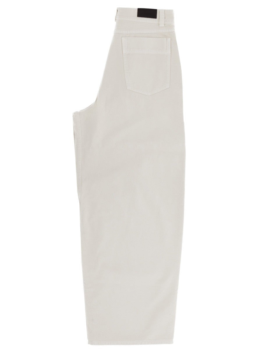 Lemaire Women's Cotton Pants Beige