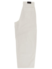Lemaire Women's Cotton Pants Beige