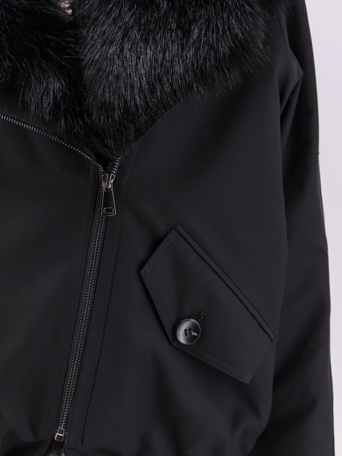 Valentini 1972 Women's Cotton Parka Black