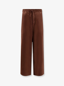 Loewe Men's Cotton Paulas Ibiza Trousers Brown