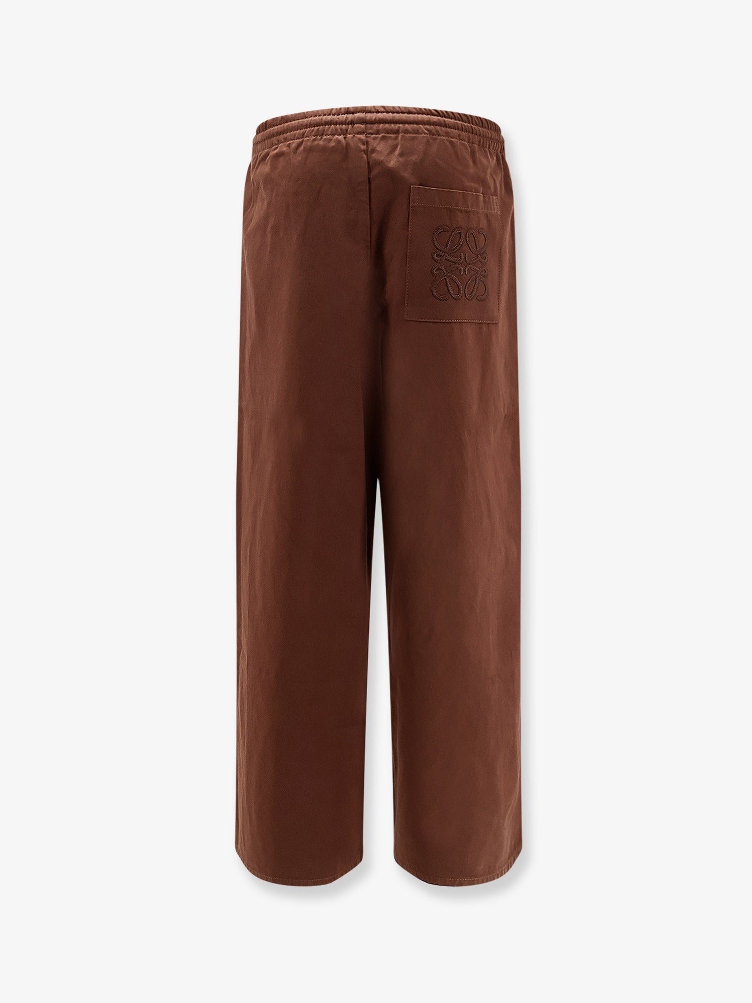Loewe Men's Cotton Paulas Ibiza Trousers Brown
