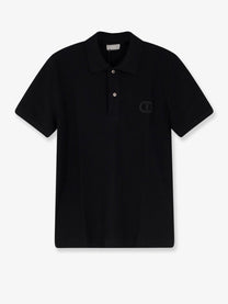 Dior Men's Cotton Piqué Polo Shirt Black Dior