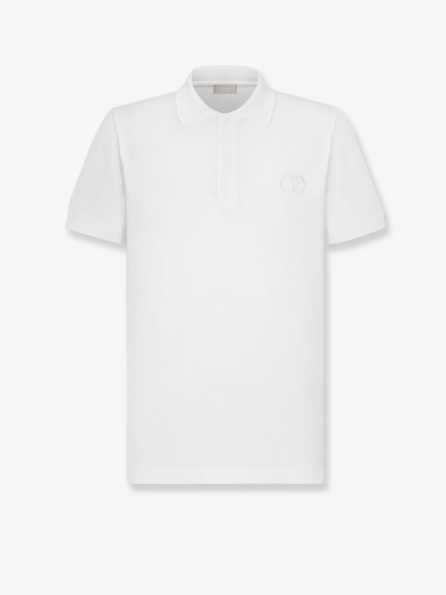 Dior Men's Cotton Piqué Polo Shirt White Dior