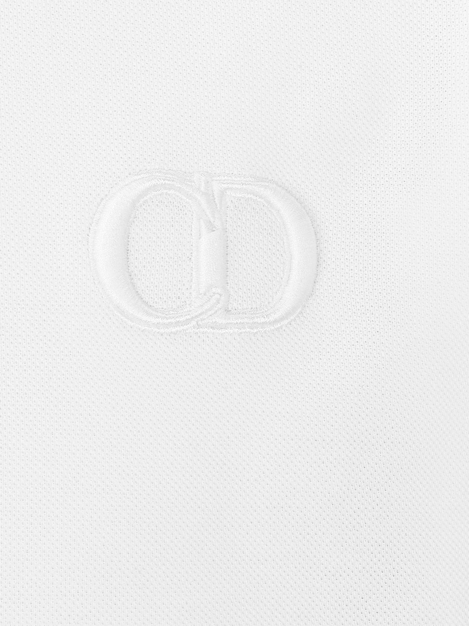 Dior Men's Cotton Piqué Polo Shirt White Dior