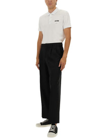Moschino Men's Cotton Pique Polo White