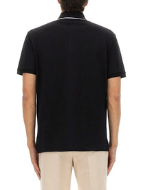 Gucci Men's Cotton Pique Polo Black