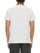 Burberry Men's Cotton Pique Polo White, view 3