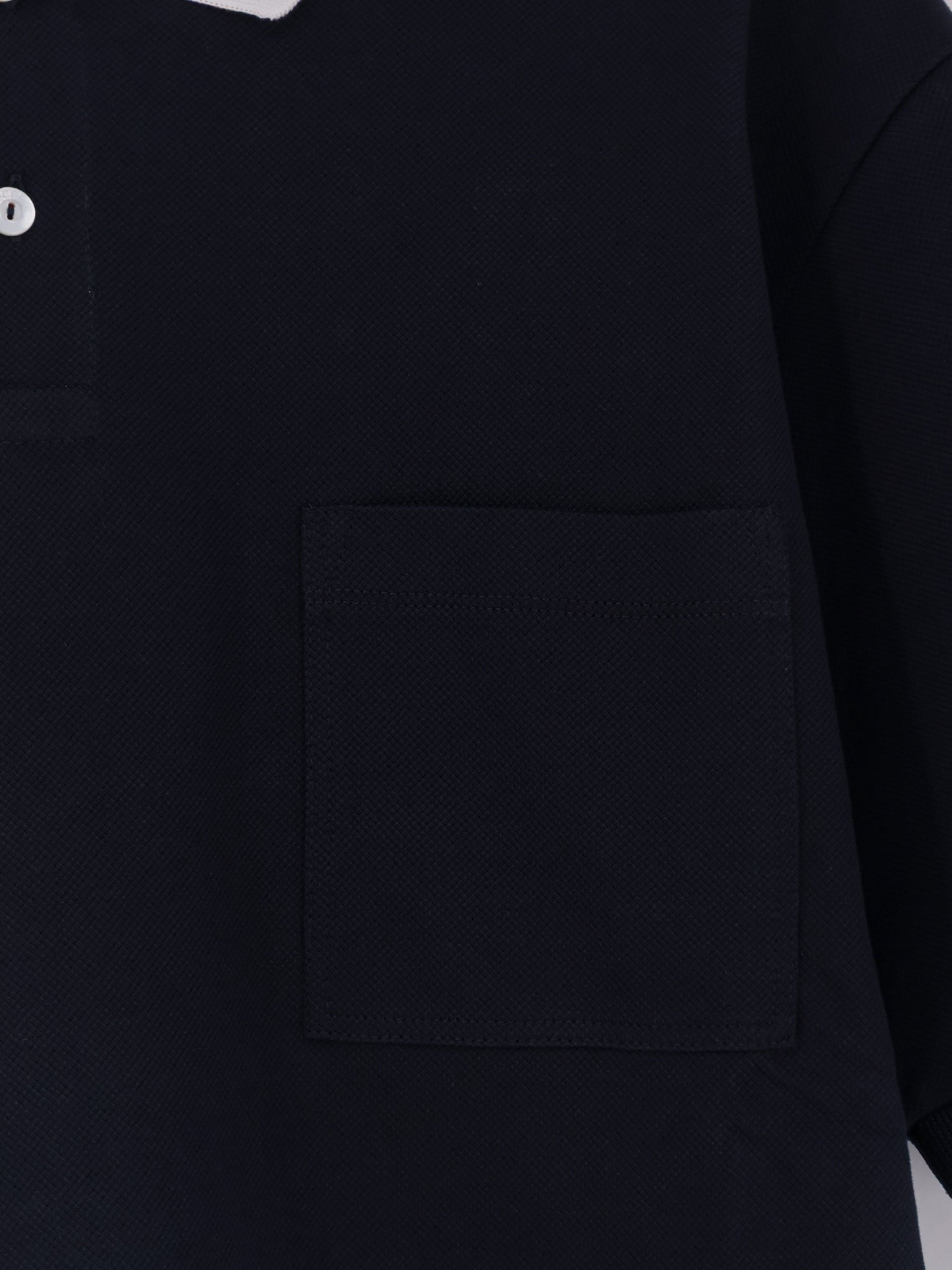 Gucci Men's Cotton Piquet Polo Shirt Black