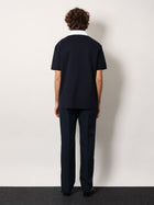 Gucci Men's Cotton Piquet Polo Shirt Black, view 3