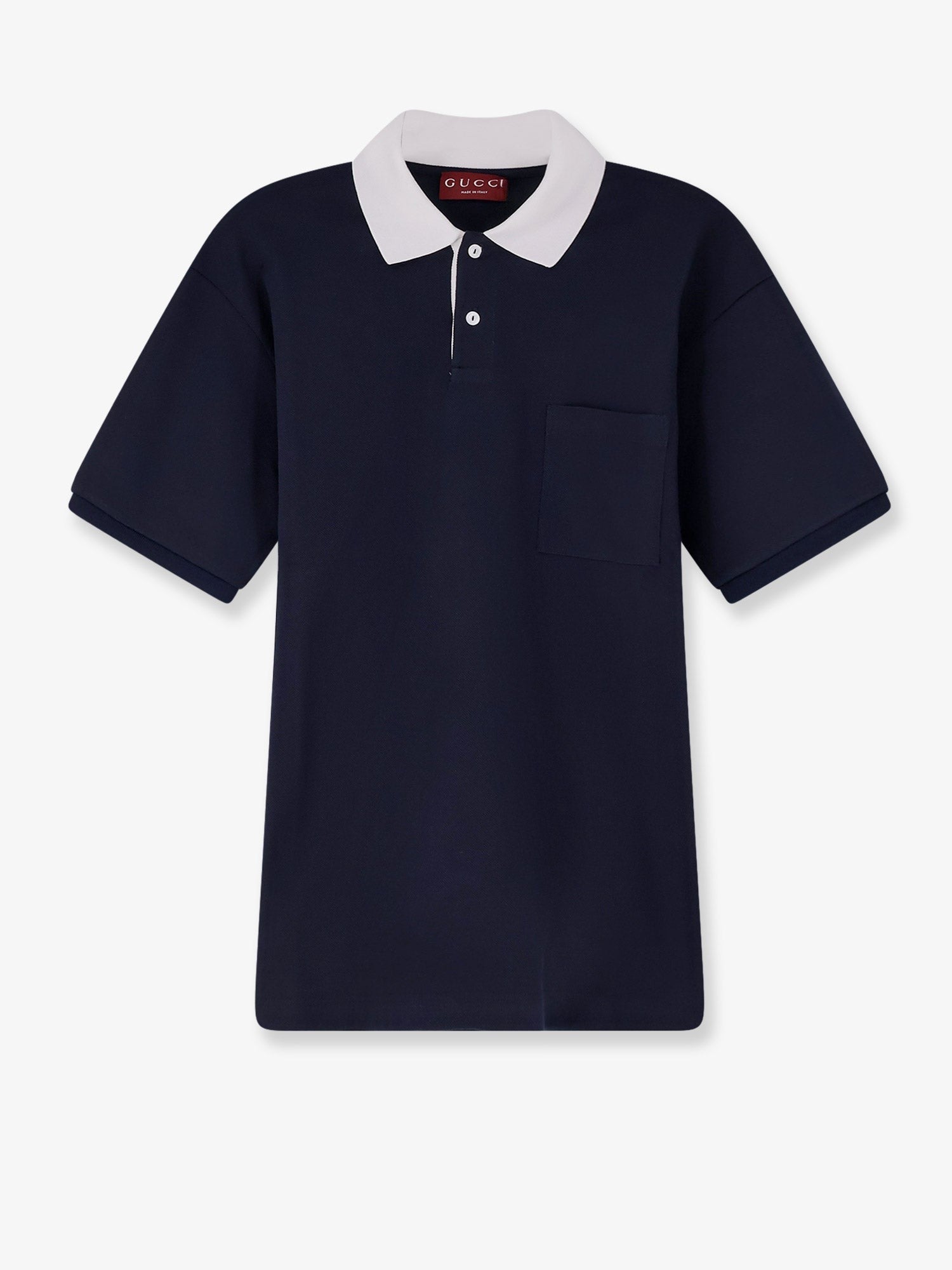 Gucci Men's Cotton Piquet Polo Shirt Black