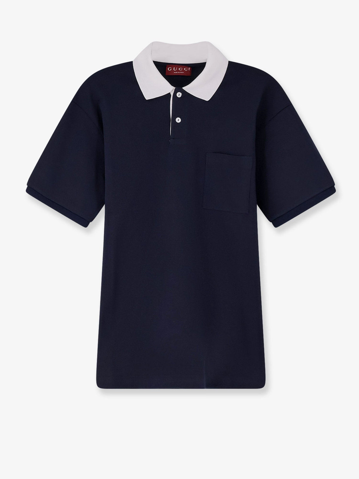 Gucci Men's Cotton Piquet Polo Shirt Black