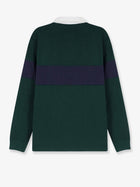 Dior Men's Cotton Polo Rugby vert, view 2