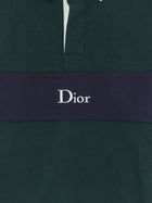 Dior Men's Cotton Polo Rugby vert, view 3