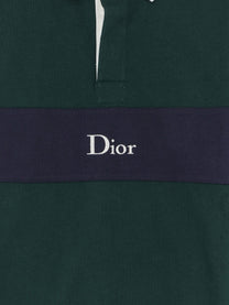 Dior Men's Cotton Polo Rugby vert