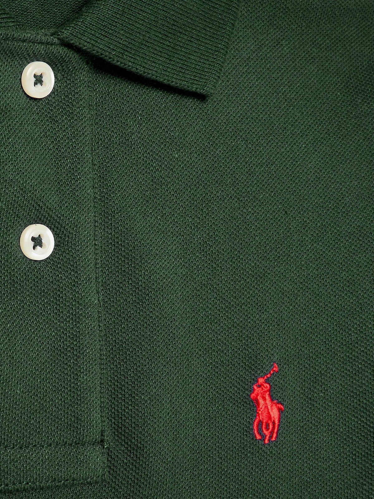 Polo Ralph Lauren Men's Cotton Polo Shirt Green, view 3