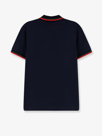 Gucci Men's Cotton Polo Shirt Blue