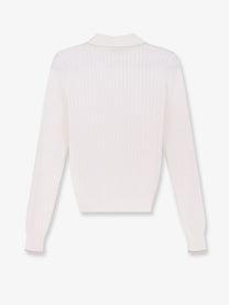 Brunello Cucinelli Women's Cotton Polo Shirt PLATINO