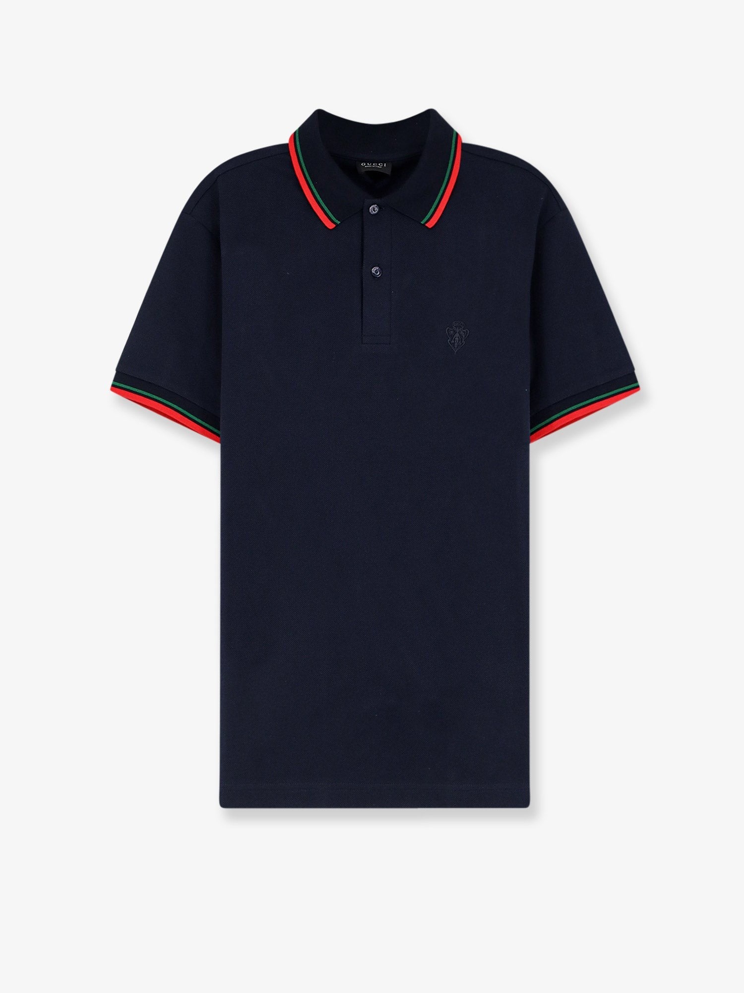 Gucci Men's Cotton Polo Shirt Blue