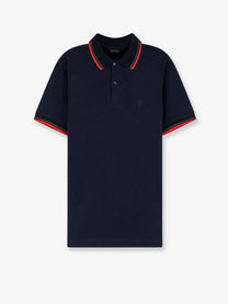Gucci Men's Cotton Polo Shirt Blue