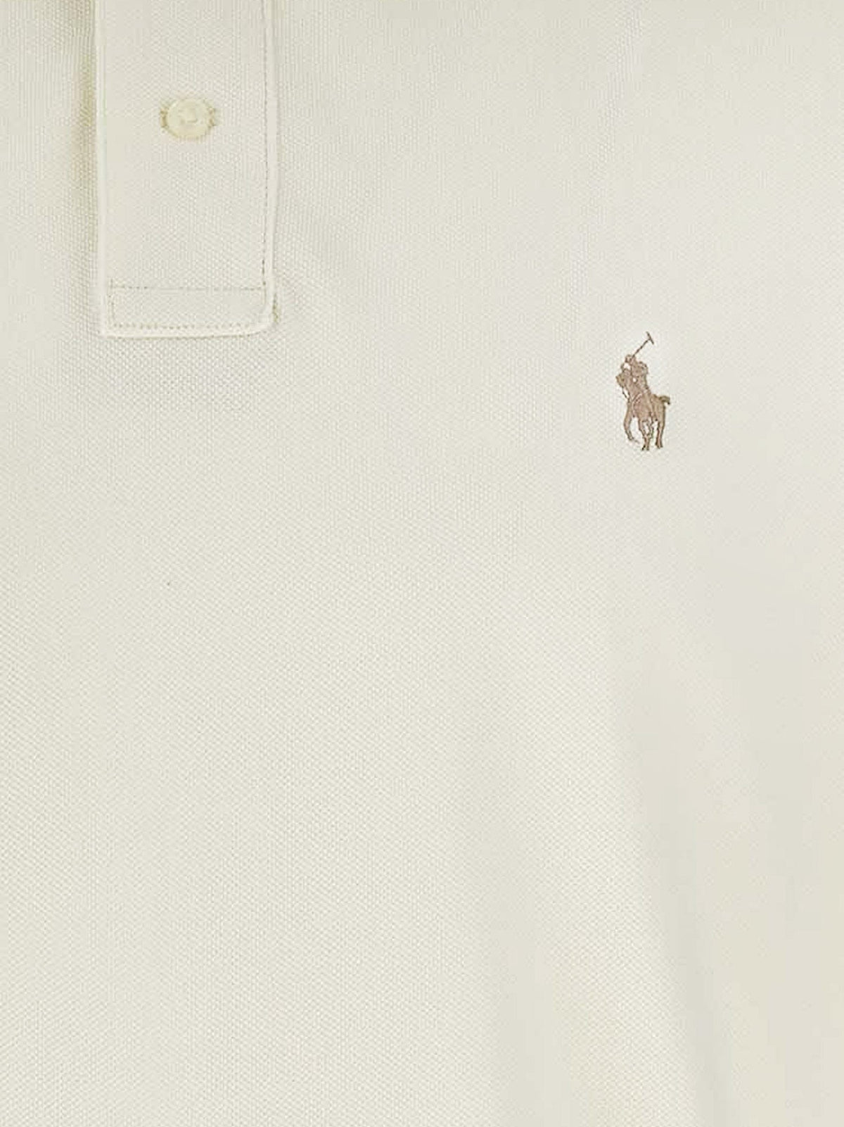 Polo Ralph Lauren Men's Cotton Polo Shirt White, view 3