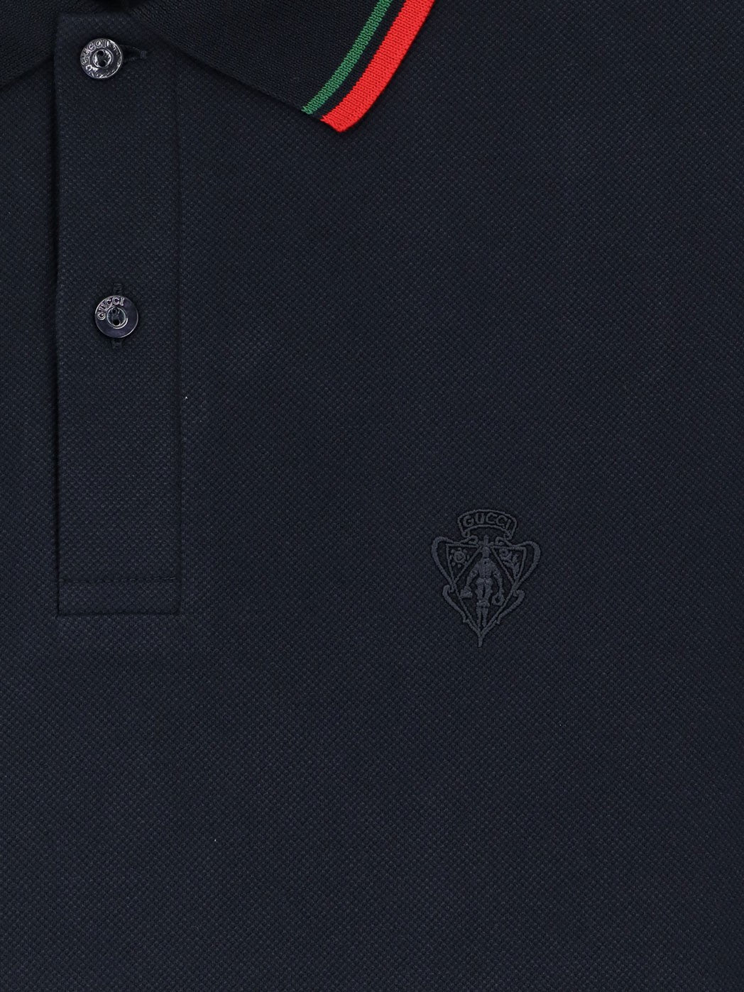 Gucci Men's Cotton Polo Shirt Blue