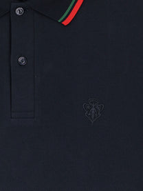 Gucci Men's Cotton Polo Shirt Blue