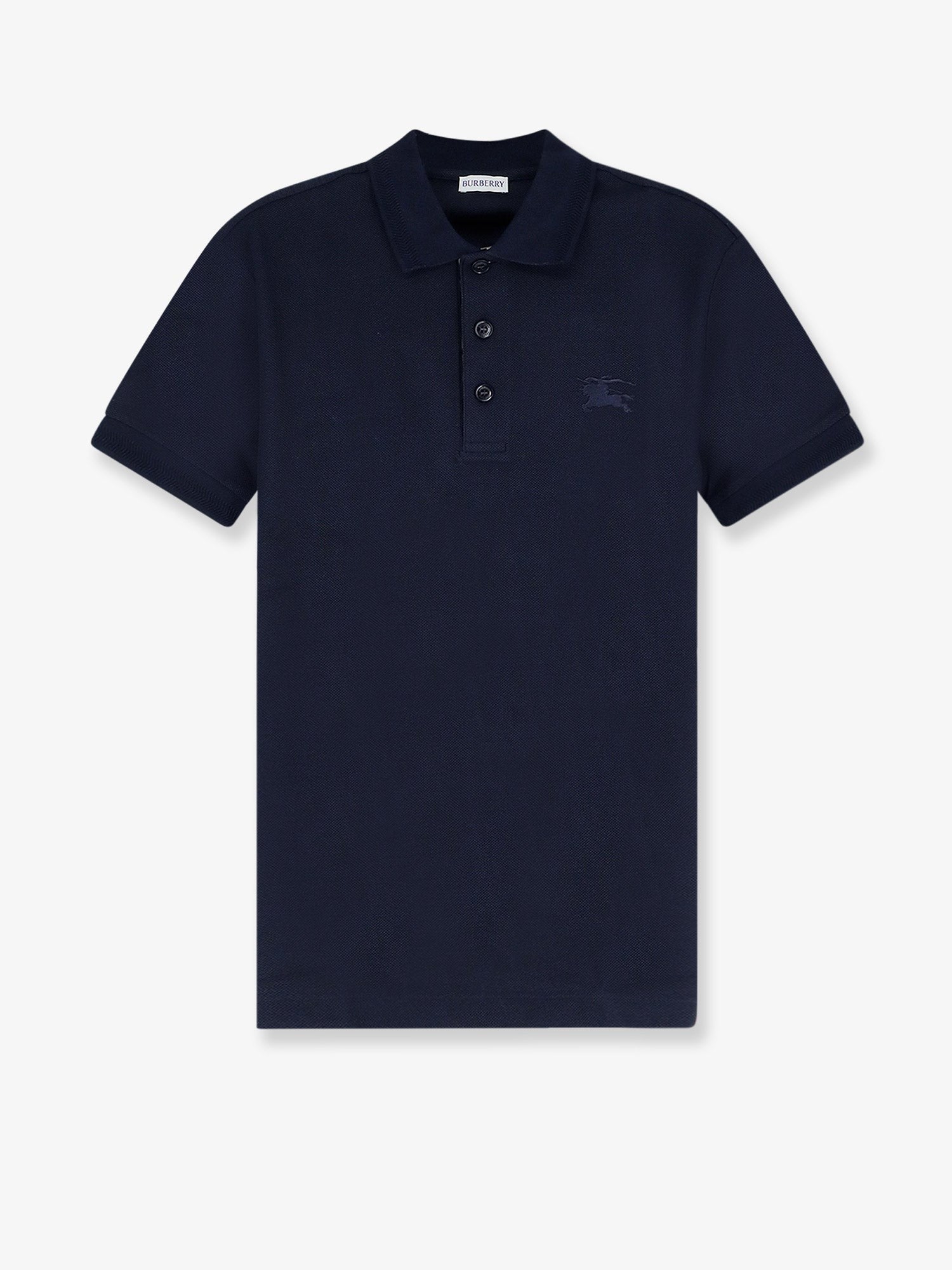 Burberry Men's Cotton Polo Shirt Blue