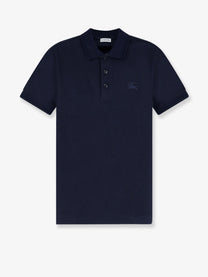 Burberry Men's Cotton Polo Shirt Blue