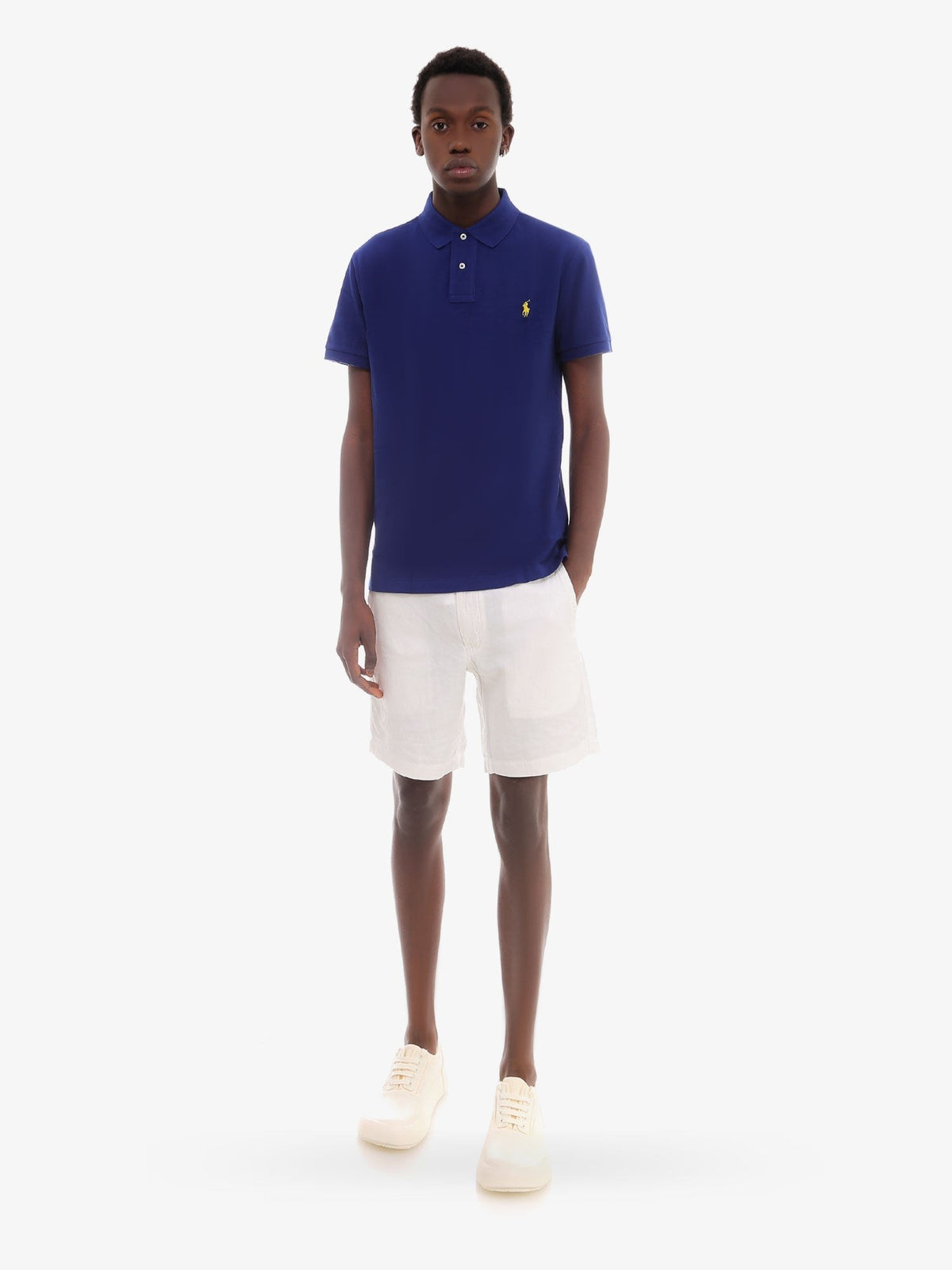 Polo Ralph Lauren Men's Cotton Polo Shirt Blue, view 2