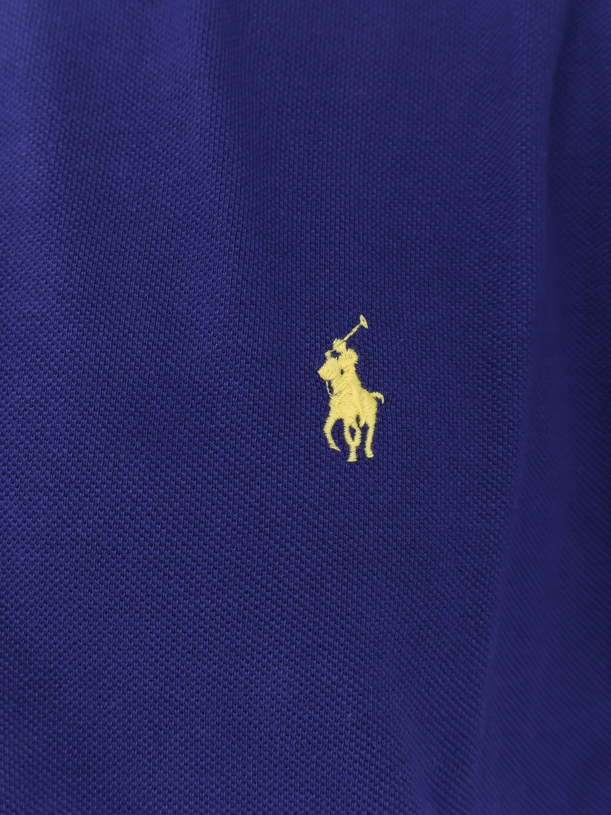 Polo Ralph Lauren Men's Cotton Polo Shirt Blue, view 5