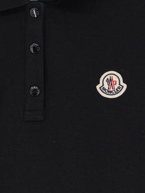 Moncler Women's Cotton Polo Shirt Black