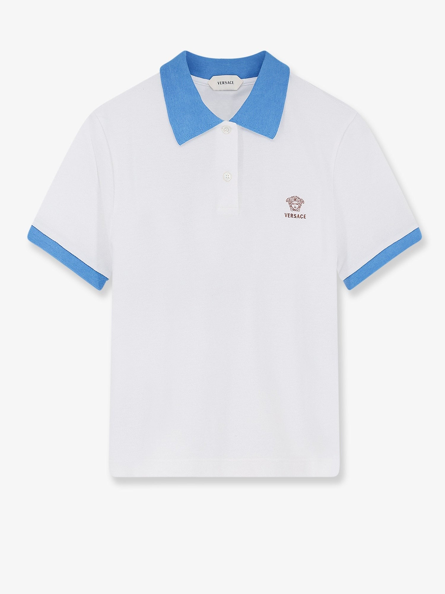 Versace Women's Cotton Polo Shirt White