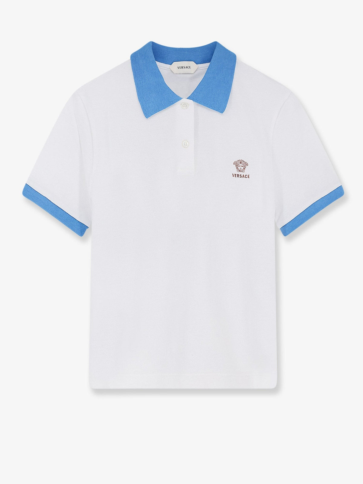 Versace Women's Cotton Polo Shirt White