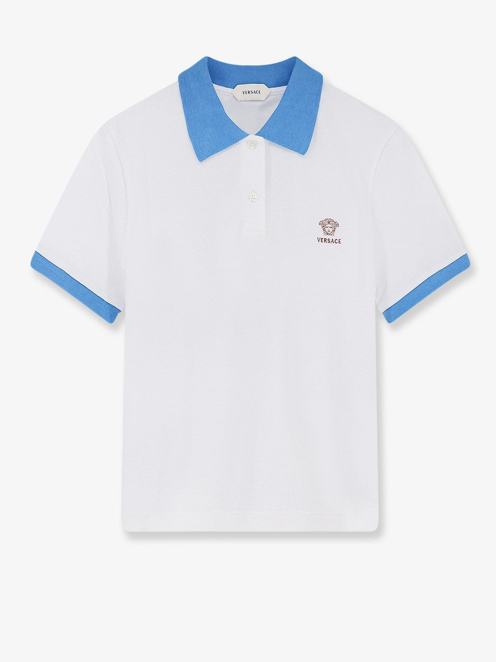 Versace Women's Medusa Polo Shirt Blue