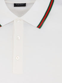 Gucci Men's Cotton Polo Shirt White